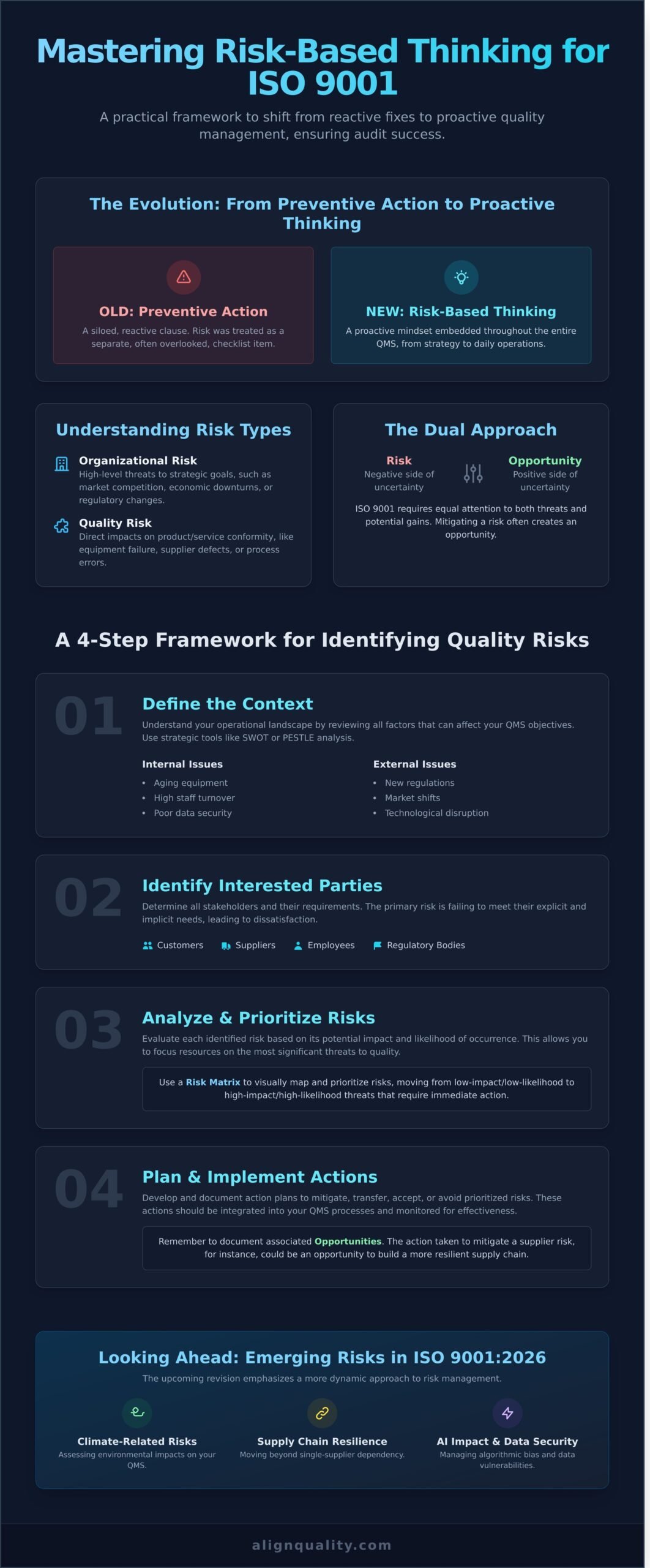 ISO 9001 Risk Management Examples: A Guide for 2026